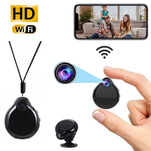 WiFi Necklace Camera HD 1080 Audio Video Voice Recording Wearable Small Recorder - Picture 2 of 9