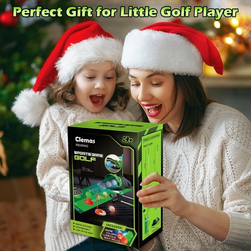 Verbessertes Minigolf Set Spielzeug für Kinder,Indoor Outdoor Golfkoffer Spiele - Bild 9 von 18