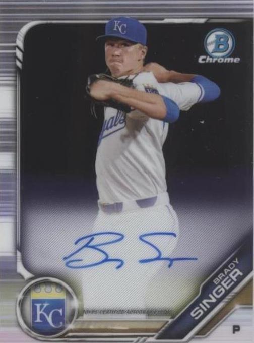 2019 Bowman - Brady Singer #CPA-BS - 1 of 1