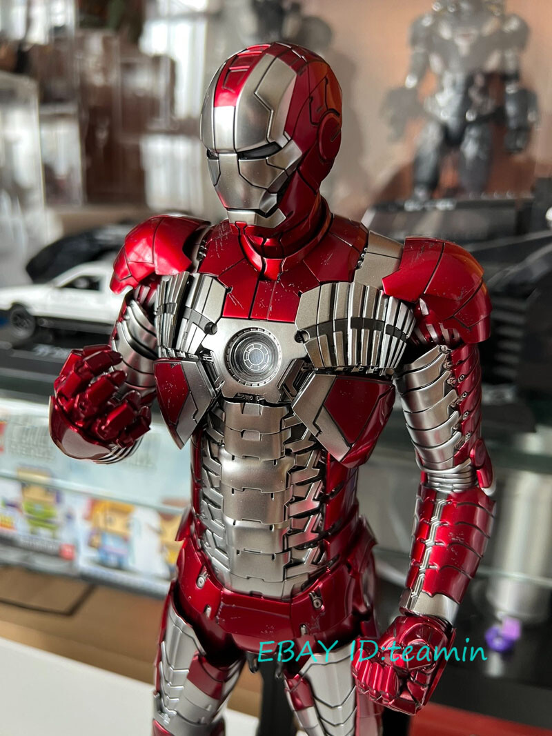 New Hot Toys Iron Man 2 Mk5 MARK V MMS400-D18 1/6 Diecast