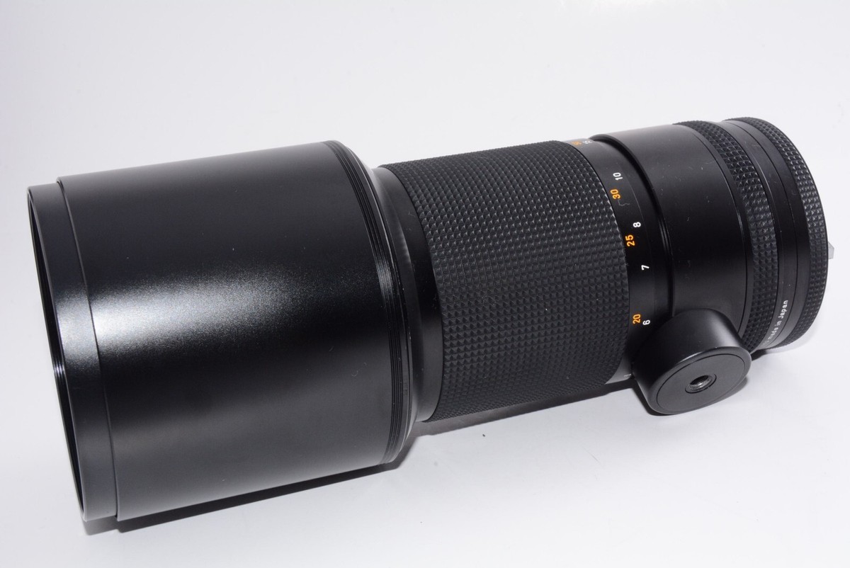 コンタックス　Tele-Tessar T* 300mm F4 MM Carl Zeiss Tele-Tessar T* 300mm F/4 [I] [AE] | LENS-DB.COM