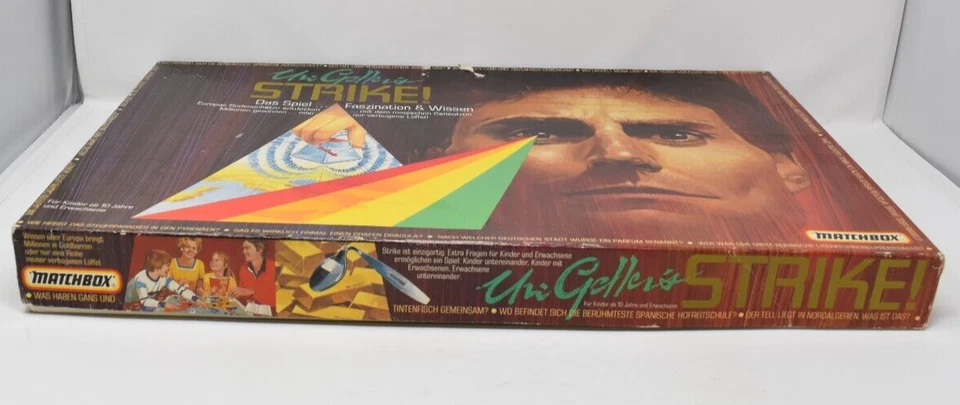 Matchbox Brettspiele Gesellschaftsspiele Uri Gellers Strike! Retro 80er. OVP - Bild 2 von 4