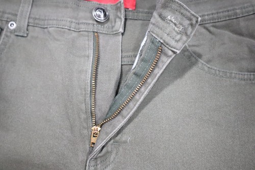 Women's Gloria Vanderbilt Dark Khaki Stretchy Denim Jeans Size 6 - Picture 4 of 10