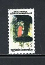 Austria 1986 THE EDUCATED EYE, BY ARNULF RAINER SC 1386 MNH 