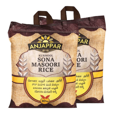 Anjappar - 2x10kg Kurnool Sona Masoori Reis