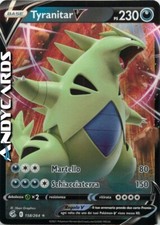 TYRANITAR V 158/264 • Rara Holo • Colpo Fusione SWSH8 POKEMON ITALIANO