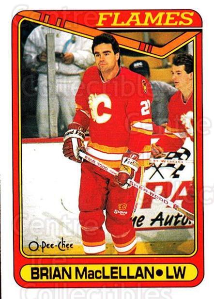 1990-91 O-Pee-Chee #286 Brian MacLellan