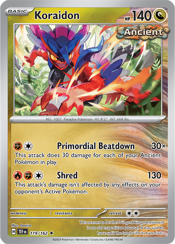 Temporal Forces You Pick Holo, Reverse Holo, EX cards - 第 121/165 張圖片