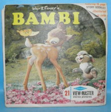 GAF View-Master Walt Disney's Bambi Reels Booklet B400