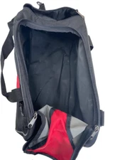 North Pak Unisex Gym Duffel Bag Red Black 18X10X8