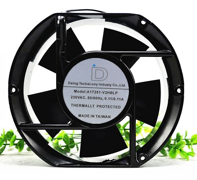 1 pcs  Daing Fan A17251-V2HBLP  230V  17251  17CM axial fan cooling fan  2 Wire
