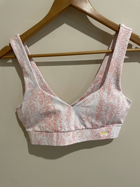 Cleo harper Jordana crop top bralet Size Small White Exercise Gym Top