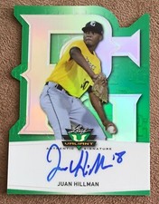 Juan Hillman 2014 Leaf Valiant Perfect Game Autograph #PGV-JH1 Indians Rookie ⚾