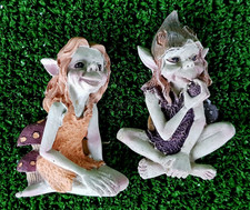 Zambiasi 819128 Pixies "2 Calamite Elfi" cm. 6 x 4 ORIGINALE