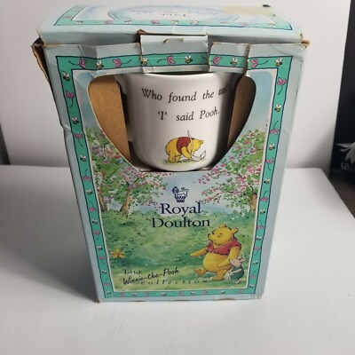 Royal Doulton Winnie The Pooh Plate Vintage Royal Doulton Disney