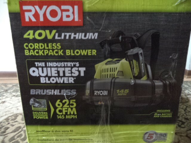 ryobi backpack leaf blower 40v
