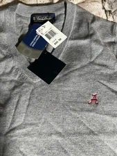 Alabama Brooks Brothers Vest Gray Medium New With Tags ￼
