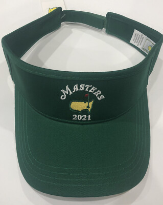 Masters Golf Visor 2021 Dated Green BRAND NEW WITH TAGS From Augusta National