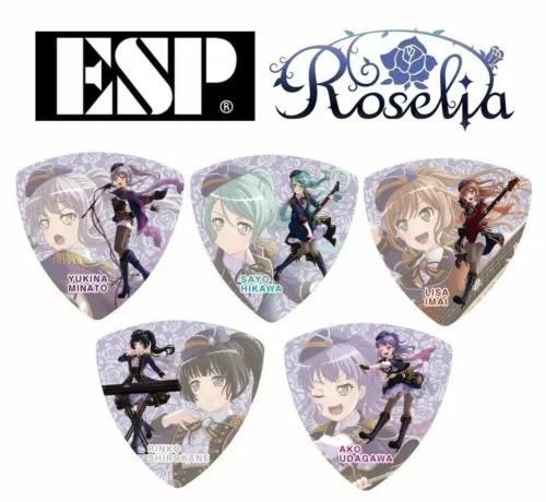 ESP x BanG Dream! Roselia Rausch Character Pick 5 Types Set New *