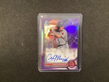 2022 Bowman Chrome Chase Meidroth 1st Purple Autograph Auto #193/250 - #CDA-CM