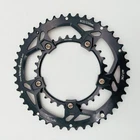 bikinGreen CNC 46/30T 110 BCD 9-12 Speed Chainring SetFor Non Hidden 5 Bolts