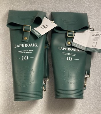 LAPHROIAG  10 YearOld Islay Single Malt Scotch WELLIE  Boot Bag-NEW-Lot of 2 NWT