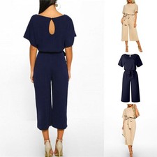 Ladies Evening Wide Leg Party Long Size 6-12 NEW Playsuit Casual Womens Jumpsuit