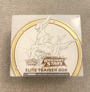 brilliant stars elite booster box POKMON TCG: Sword & Shield 9 There are 8 booster packs inside to expand your collection Pokemon Sword & Shield Brilliant