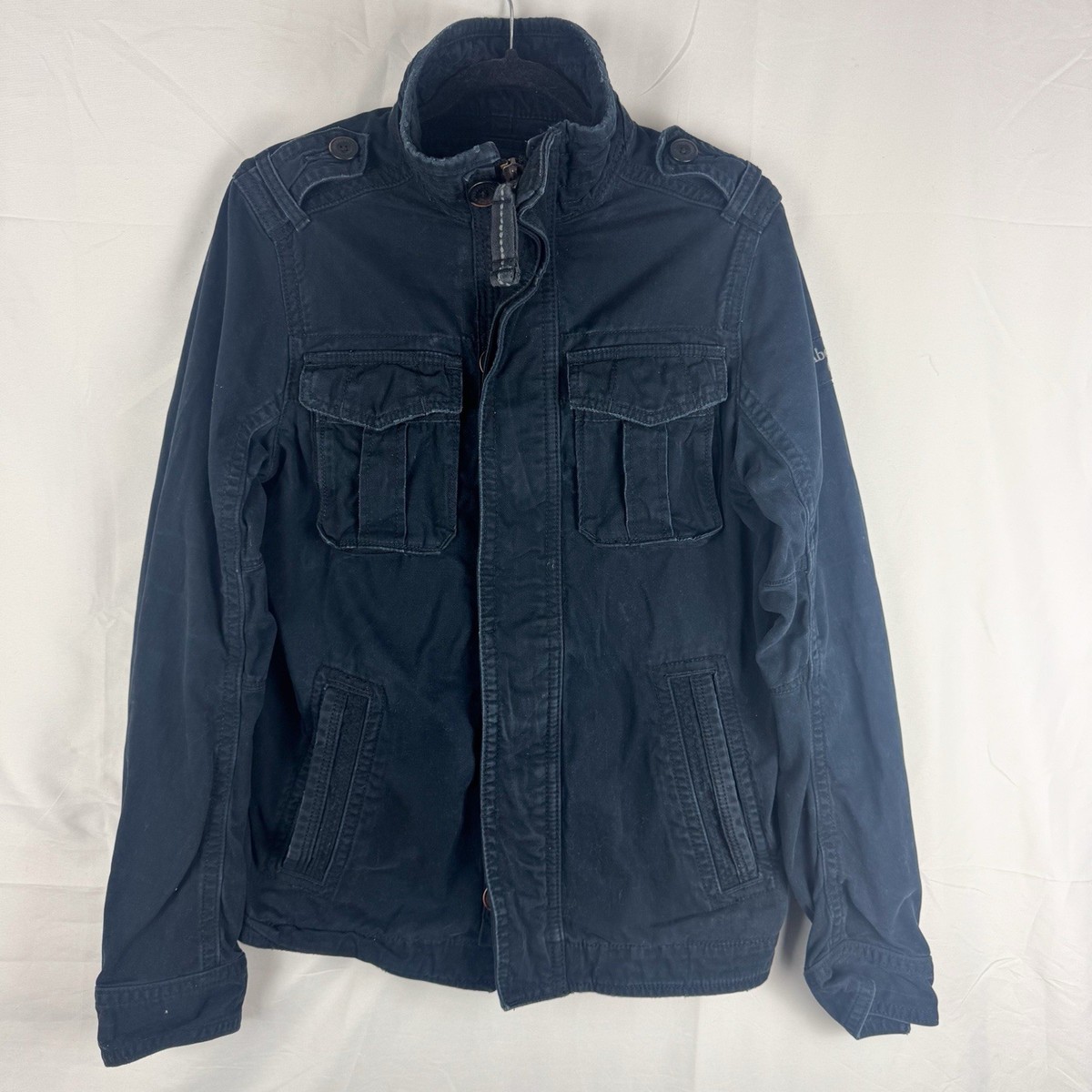 Vintage Abercrombie & Fitch Distressed Black Sentinel Military