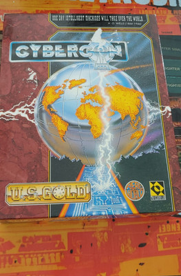 Cybercon III (US Gold 1991) Commodore Amiga (Disk, Manual, Box) works 16-bit #2