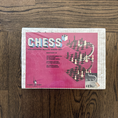 Three Dimensional Chess Game 1971 Vintage No 400 Rare - New