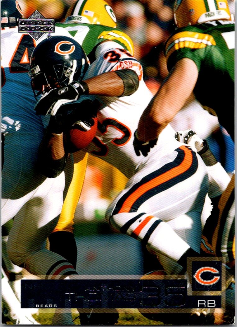 2002 Upper Deck ANTHONY THOMAS #31 Chicago Bears EX