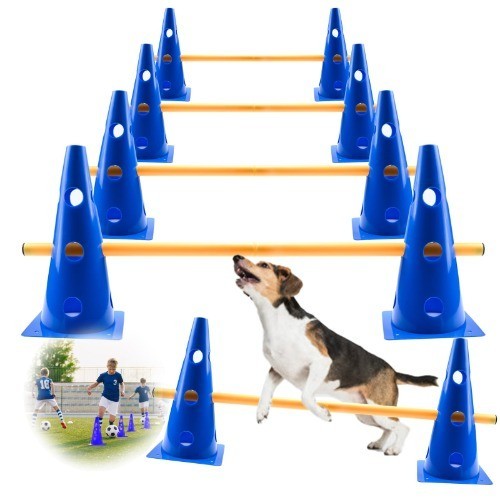 Hunde Agility Set Groß Cavaletti HundehüRden Kinder Hindernisse Pferde...-image