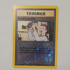 Professor Elm 3 BEST | WotC Promo | REVERSE HOLO | Vintage Pokemon MP