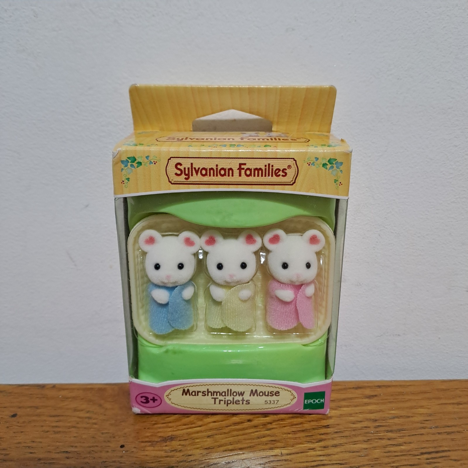 Sylvanian Families Marshmallow Mouse Triplets 5337 dollhouse playsets NEW