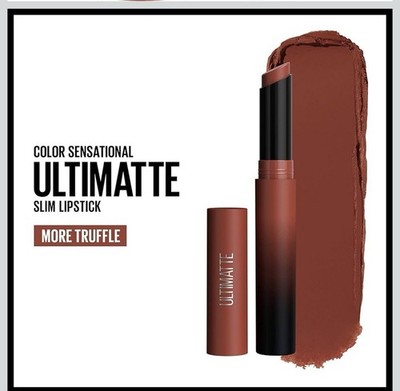 Maybelline New York Color Sensational Ultimatte Slim Lipstick More Truffle Matte