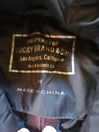 LUCKY BRAND Damen Medium PACKBARE DAUNEN GESTEPPTE GEFÜTTERTE JACKE MIT KAPUZE LILA - Bild 5 von 8