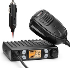 Radioddity CB-27 Pro CB Radio 40-Channel Mini Mobile 4W Power Output AM FM