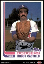 1982 Topps #48 Bobby Castillo Dodgers 7 - NM