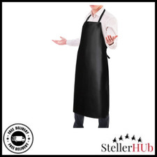 Waterproof Rubber Vinyl Apron 40 Heavy Duty for Chemical Work and Dishwashing