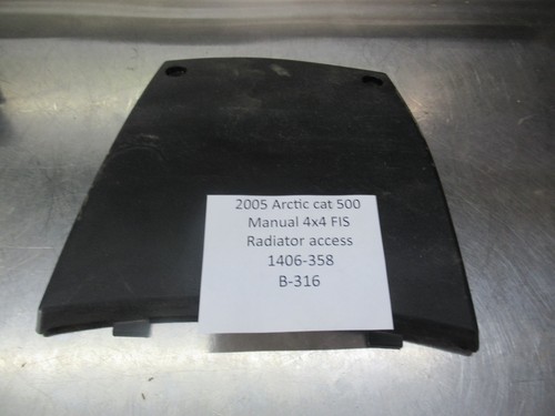 2005 Arctic Cat 500 4x4 manual FIS radiator access