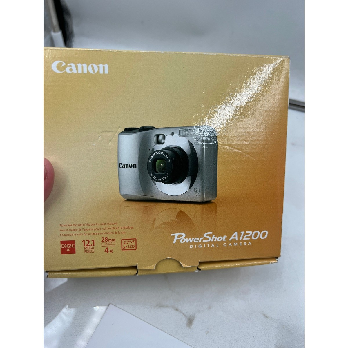 Canon PowerShot A1200 HD Digital Camera 12.1MP 4x Zoom Black