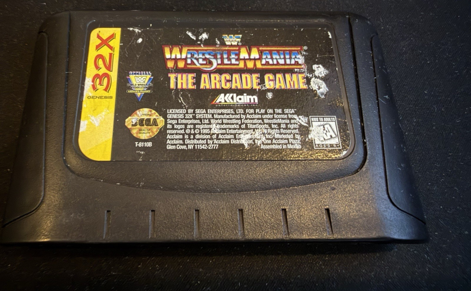 WWF WrestleMania The Arcade Game Sega Genesis 32X Tested Rare