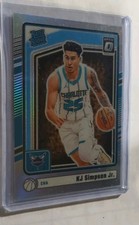 2024-25 Donruss Optic Holo Prizm #294 KJ Simpson Jr.  RC Charlotte Hornets 