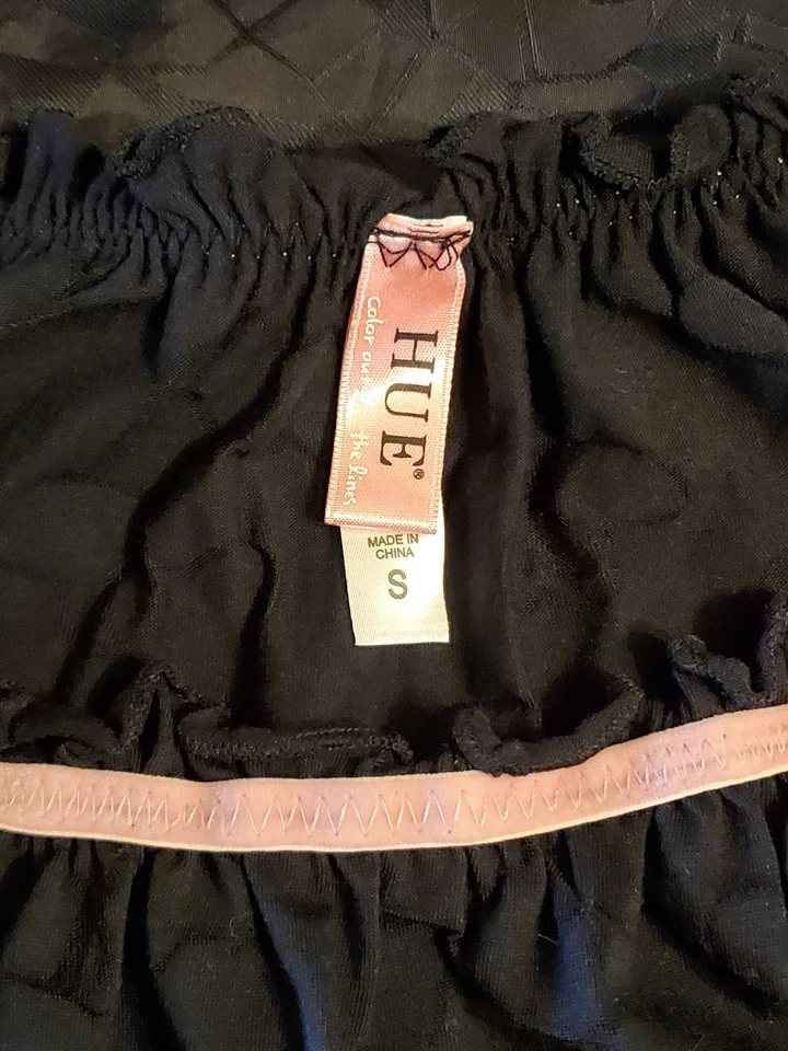 Lencería Tono Teddy Babydoll S. Negro Rosa Terciopelo Borde Burnout Corazones Nuevo con Etiquetas Foto 2 de 4