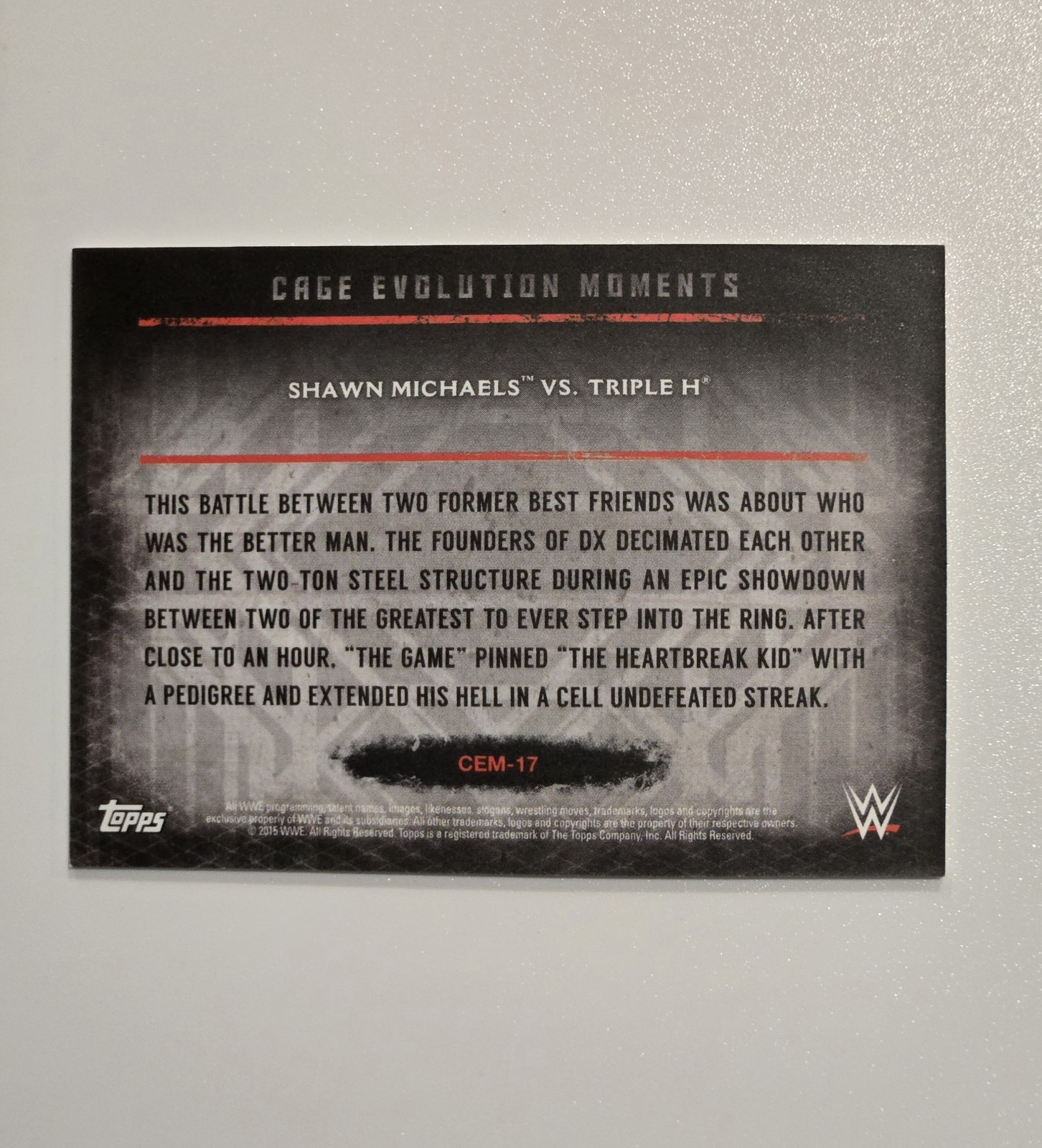 2015 Topps WWE  Shawn Michaels Triple H Auto Card # CEM-17  📈🔥 view 14