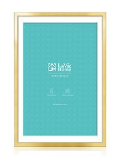 LaVie Home 27x40 Gold Picture Frame for 24x36 Poster w/ Mat, Wall Display
