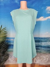 NWT Cupshe Short Blue  Cover up Dress Size Large