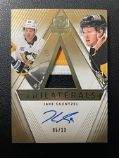 23-24 The Cup Hockey Trilaterals Auto Patch TL-JG Jake Guentzel (05/13)