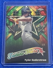 2025 Topps Chrome - Tyler Soderstrom - Athletics- Future Stars Superfractor 1/1!